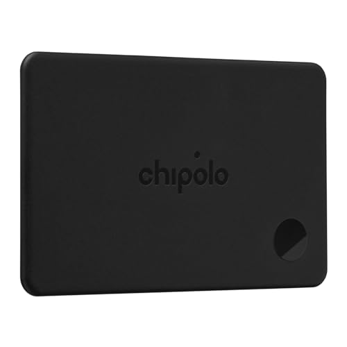 Chipolo CARD – Rechargeable Wallet Tracker Card, Bluetooth Tracker, Item Locator, Passport Finder Compatible with Apple Find My or Find Hub with Call Your Phone & Out of Range Alerts
