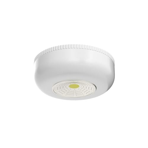 Tap Light 6 Pack Portable LED Puck Touch Night Lights - Battery Operated Under Cabinet Lighting for Kitchen, Closet, Classroom, Indoor & Outdoor