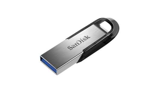 SANDISK 128GB Ultra Flair USB 3.0 Flash Drive, SDCZ73-128G-G46, Black