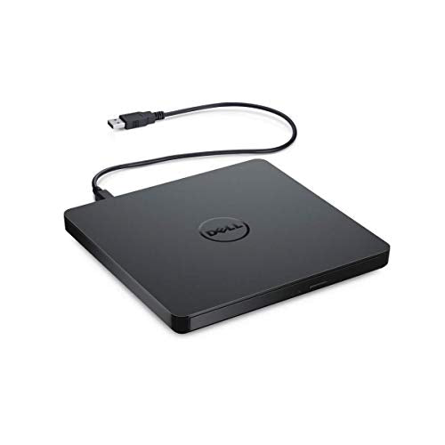 Dell USB Slim DVD +/- RW Drive DW316 - Plug and Play, 8 Watt Power Consumption, Windows 11 or Below - Black