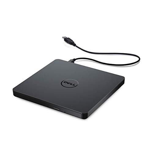 Dell USB Slim DVD +/- RW Drive DW316 - Plug and Play, 8 Watt Power Consumption, Windows 11 or Below - Black