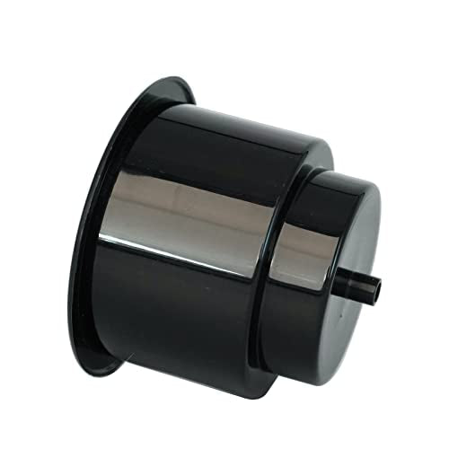 Yuanhe Black Plastic Cup Drink Holder Insert with Drain for Marine Boat RV Camper, 4PCS
