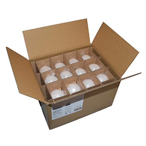 Basics A19 LED Light Bulbs – 60W Equivalent, Daylight White 5000K, 9W Energy Efficient, E26 Base, 24-Pack, Non-Dimmable