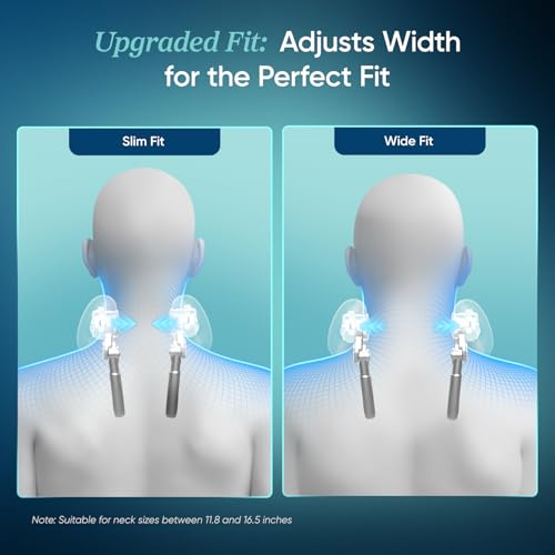 Etekcity FSA Eligible Cordless Neck Massager for Pain Relief Deep Tissue, Shiatsu Shoulder Massager with Heat, Massage Tools for Trapezius, Lymphatic Drainage, Relaxation Therapy, HSA Items, Cadeo