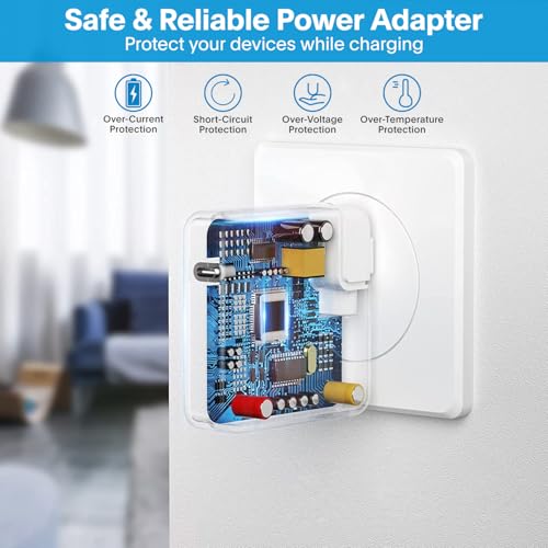 Mac Book Pro Charger - 118W USB C Fast Charger Power Adapter Compatible with MacBook Pro/MacBook Air 16 15 14 13 Inch, M1 M2 M3 M4 M5, New iPad Pro and All USB C Device, Charge Cable 6.6ft