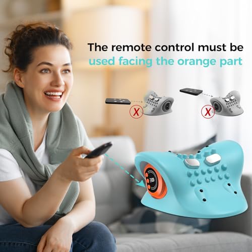 Neck Massager 2026 New Upgrade 3 in 1 Portable Massager with Heat &Comfortable Stretching–Adjustable Intensity for Neck & Shoulder Relaxation at Home,Office,Travel