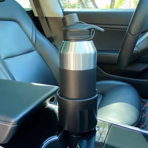 Swigzy Car Cup Holder Expander Adapter for Large Water Bottles - [Patented & Upgraded] - Holds: Hydro-Flask, Yeti, Nalgene, Owala, 32-40oz - Adjustable Expandable Insert Extender - Universal