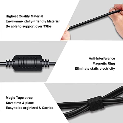 IEFUU 65W 45W Charger Compatible with Dell Laptop Inspiron 11/13/14/15/17 3000 5000 7000 Series 3583 3593 5570 Latitude E5450 XPS 13-65 45 Watt AC 2-in-1 Computer Adapter Power Cord 4.5 * 3.0 mm Jack