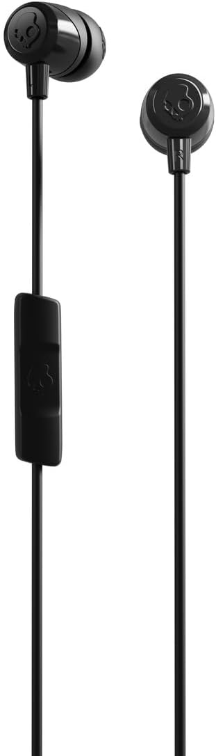 Skullcandy Jib USB-C Wired Earbuds with Noise Isolation, Inline Microphone Call and Track Control for iPhone Android, Ear Gel Sizes Included for Custom Fit - True Black