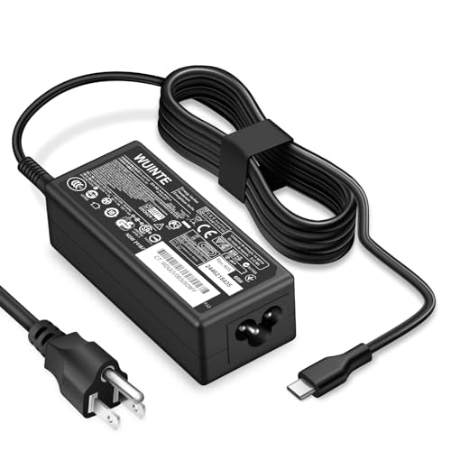 USB C Laptop Charger Compatible with Dell Laptop Chromebook Charger 65W 45W USB Type C Fast Power Adapter