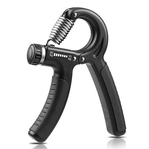 NIYIKOW Grip Strength Trainer, Hand Grip Strengthener, Grip Strengthener, Adjustable Resistance, Forearm Strengthener, Perfect for Musicians Athletes