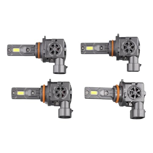Latest 9005 9006 LED Bulbs, 100,000LM Brightness Hi/Low Beam, 85000+ Hours Long Service Life, 6500K Cool White, Real 1:1 Halogen Size 9005/HB3 9006/HB4 Fog Lights, Plug N Play, Pack of 2