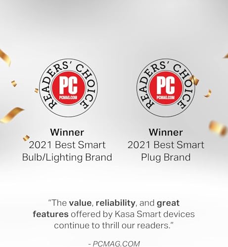 Kasa Smart Light Bulbs, Full Color Changing Dimmable Smart WiFi Bulbs Compatible with Alexa and Google Home, A19, 9W 800 Lumens,2.4Ghz only, No Hub Required, 4 Count (Pack of 1), Multicolor (KL125P4)