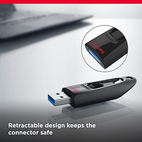 SANDISK 64GB 2-Pack Ultra USB 3.0 Flash Drive (2x64GB) - SDCZ48-064G-GAM462, Black