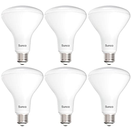 Sunco 6 Pack BR30 Light Bulb LED Recessed Can Light Bulbs, Indoor Flood Light Bulb 850 LM, 11W (65W Equivalent), 3000K Warm White, Dimmable, E26 Base, for Home, Kitchen, Bedroom UL