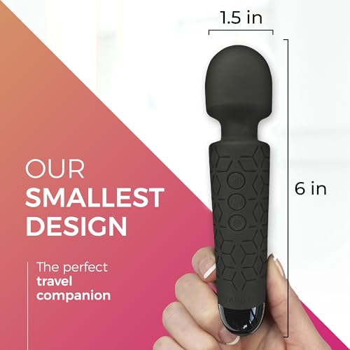 Yarosi Micro Handheld Massage Wand – Smallest, Most Powerful Cordless Massager for Back, Neck, Legs, Hands, Full Body Pain Relief & Stress Recovery (Travel-Friendly)