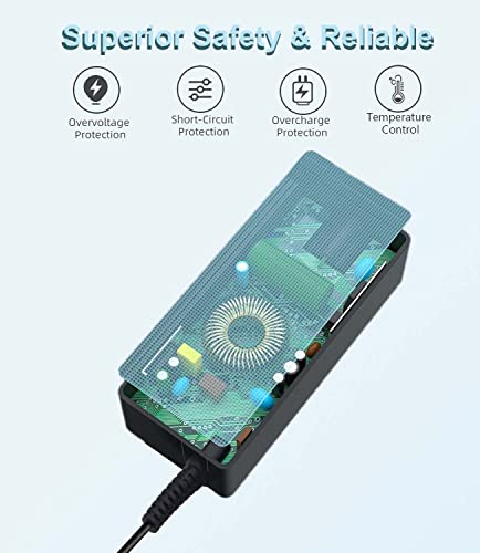 65W/45W Laptop Charger Fit for Dell Inspiron 15 3000 5000 7000 3511 3535 3530 3520 3521 3525 5620 5625 3552 5420 5425 5579 Latitude 3310 3420 3540 Vostro 3425 3520 5630 AC Power Supply Adapter Cord