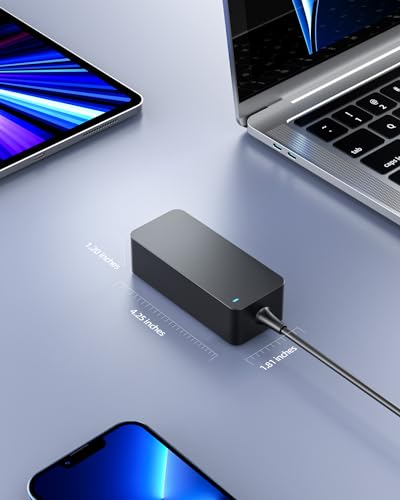 65W USB-C Fast Charger Fit for LG Gram 17 16 15 14 Laptop Model 17Z95P 17Z90Q 17Z90R 17Z90S 16T90P 16Z90P 16Z90Q 16Z90R 16Z90S 15Z90P 15Z90Q 15Z90R 14T90S 14Z90P UL Safety Certified Adapter Power Cord