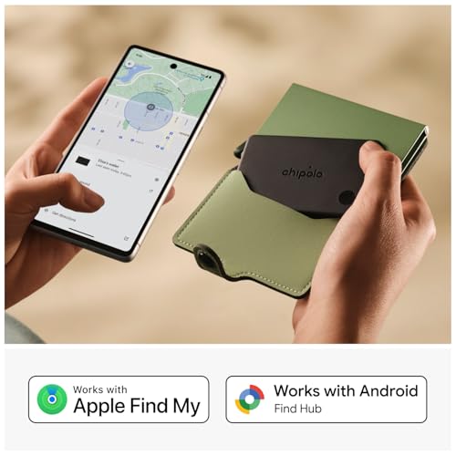 Chipolo CARD – Rechargeable Wallet Tracker Card, Bluetooth Tracker, Item Locator, Passport Finder Compatible with Apple Find My or Find Hub with Call Your Phone & Out of Range Alerts