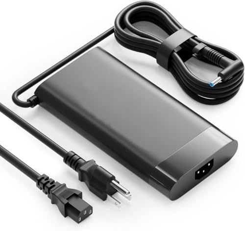 200W Laptop Charger Compatible with HP Victus Gaming 15 16 Omen Gaming 15 17 Pavilion 15 17 TPN-DA10 L00818-850 Power Supply Cord AC Adapter