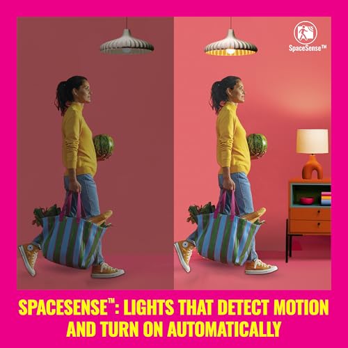 WiZ Connected Smart Light Bulbs, 2-Pack, Color A19 60W 800LM E26 Indoor LED Lights, Smart Bulbs with Motion Detection, Control with Voice or App