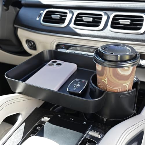 Car Seat Tray for Kids, Adjustable Base Seat Tray, Car Seat Snack Tray, Car Seat Cup Holder Tray, Seat Tray for Kids Travel, Car Seat Tray for Toddler, Family Road Trip Essentials for Kids