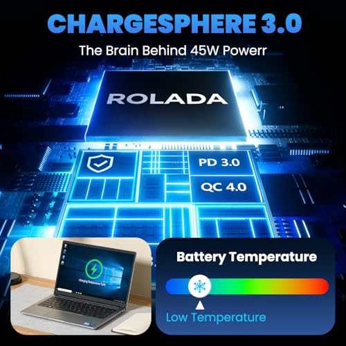 45W Charger Compatible with HP Laptop Charger - Compatible with HP Stream 11 13 14, Pavilion x360 11 13 15 17, Envy, ProBook, EliteBook, Spectre, Notebook 14 15 Power Supply Cord