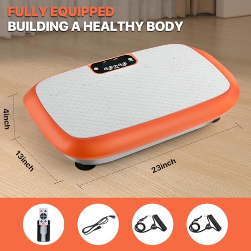 Vibration Plate Exercise Machine for Weight Loss Fitness Equipment, Vibration Plate Platform for Home Fitness,Lymphatic Drainage Shaking Full Body Shaker 99 Adjustable Speeds