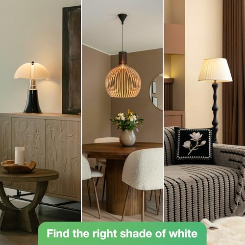 A19 LED Light Bulbs, 60 Watt Equivalent LED Bulbs, Soft White 2700K, 800 Lumens, E26 Standard Base, Non-Dimmable, 8W Warm White LED Bulbs for Bedroom Living Room, 3 Pack