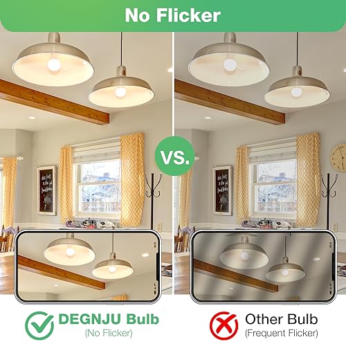 A19 LED Light Bulbs, 60 Watt Equivalent LED Bulbs, Soft White 2700K, 800 Lumens, E26 Standard Base, Non-Dimmable, 8W Warm White LED Bulbs for Bedroom Living Room, 3 Pack