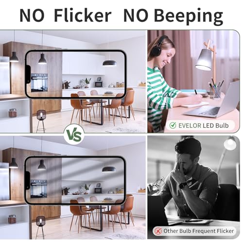 GU24 LED Light Bulb,60 Watt Equivalent Daylight White 5000K,Non-Dimmable,Efficient 9W,800 Lumens Twist and Lock 2 Prong Light Bulbs,15000 Hours,Ideal for Kitchen,Living Room,Bedroom, 4-Packs