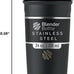 BlenderBottle Strada 24oz Insulated Stainless Steel Shaker Cup with Whisk