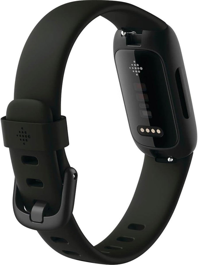 Fitbit Inspire 3 Health &-Fitness-Tracker with Stress Management, Workout Intensity, Sleep Tracking, 24/7 Heart Rate and more, Midnight Zen/Black One Size (S & L Bands Included)