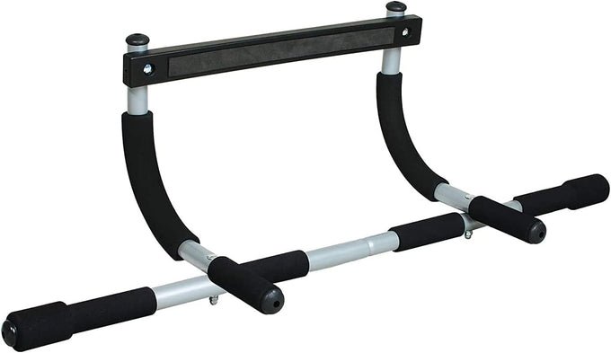 Iron Gym Pull-Up Bar - Adjustable Doorframe Chin-Up Bar for Total Upper Body Workout