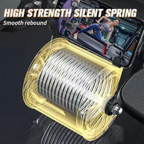 2026 New Ab Roller Wheel with Timer & Knee Mat,Automatic Rebound Abdominal Wheel with Elbow Support Ab Workout Equipment for Strengthening Core Muscles Abs Exercise Roller for Women Men