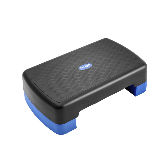 Yes4All Aerobic Exercise Step Platform, Exercise Stepper with Risers for Cardio and Strength Training, Workout Stepper for Home Gym