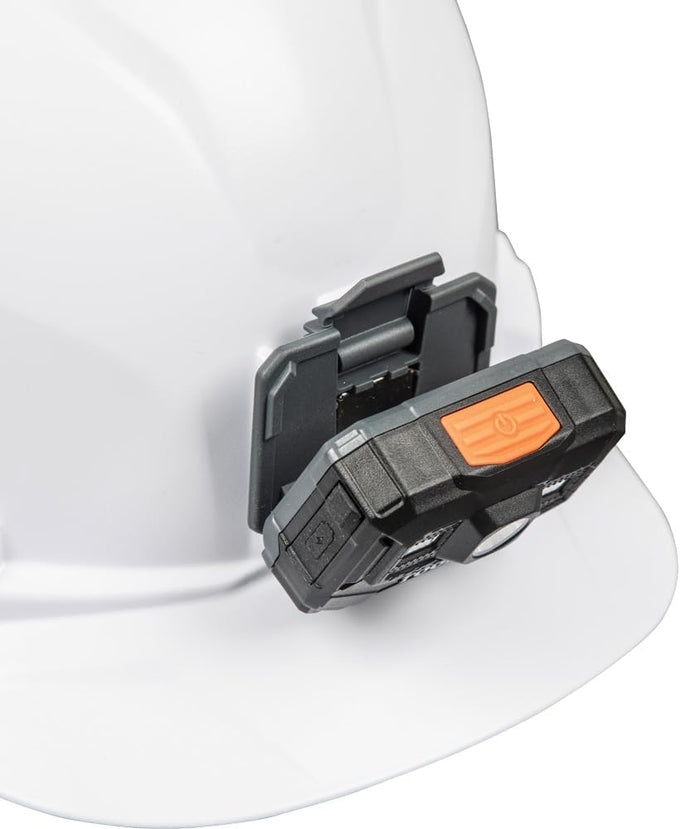 Klein Tools 56062 Rechargeable LED Headlamp / Worklight for Klein Hardhats, 300 Lumens, All-Day Runtime, 3 Modes, for Work and Outdoors