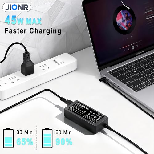 45W Laptop Charger Replacement for HP Laptop Charger Elitebook x360 Pavilion Spectre Chromebook Envy Elite x2 Computer Travel Smart Blue Tip Power Adapter