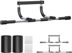 Ally Peaks Adjustable Doorway Pull Up Bar, 500 lb Capacity, Silicone Protection
