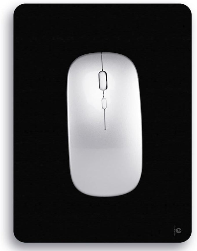 Audimi Small Mouse Pad 6 x 8 Inch, Mini Mouse Pad Thick for Laptop Wireless Mouse Home Office Travel, Portable & Washable (Black)