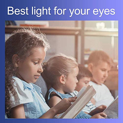 Energetic Lighting 40W Equivalent A19 LED Light Bulb, Warm White 3000K, E26 Standard Base, ETL Listed, Non-Dimmable LED Light Bulb, 4-Pack