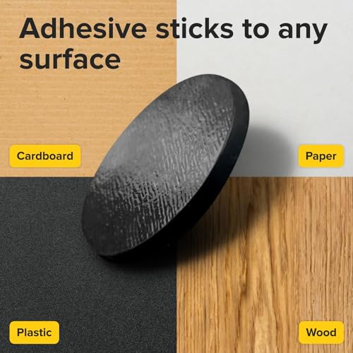 Peel-&-Stick Flexible Adhesive Magnets - 120 Magnetic Dots for Office Supplies, Whiteboard, Crafts, Fridge, & School Projects