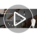 Edison Bulbs 60 watt Equivalent LED, E26 LED Bulb Non-Dimmable, 4000K Daylight White, ST58 Vintage Light Bulbs, 90+ CRI, 6W 600LM, E26 Medium Base, Clear Glass, 12 Pack
