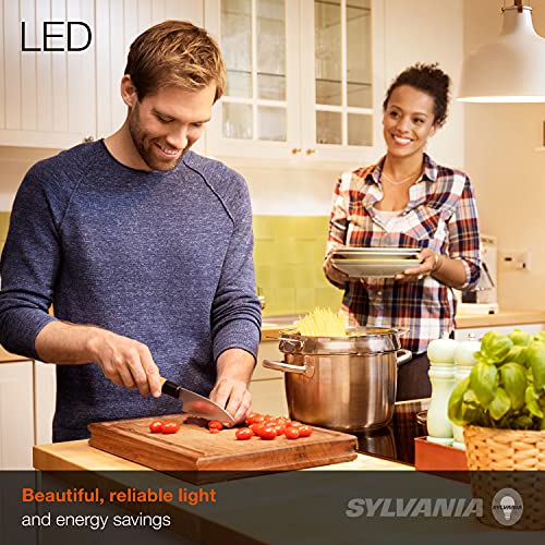 Sylvania ECO LED Light Bulb, A19 60W Equivalent, Efficient 9W, 7 Year, 750 Lumens, 2700K, Non-Dimmable, Frosted, Soft White - 8 Pack (40821)