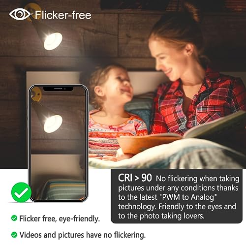 UCB Alexa Light Bulb 130W Equivalent, Smart Light Bulbs Warm White to Daylight Tunable, A19 E26 Bluetooth LED Bulbs Work with Alexa Only for Bedroom Kitchen Living Office No WiFi Required 4 Pack