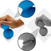 5BILLION FITNESS Double Lacrosse Massage Ball for Physical Therapy and Myofascial Release