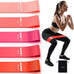 5-Pack Resistance Bands for Strength Training, Stretching, Pilates & Yoga
