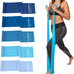 Lianjindun 5-Piece Professional Resistance Bands - Latex-Free, Pilates Workout Bands