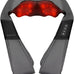 Nekteck Shiatsu Neck Massager with Heat for Pain Relief, 2026 Upgraded 3D Back Shoulder Kneading Massage Pillow, Black