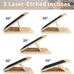 Adjustable Wooden Slant Board - 5-Angle Foldable Calf Stretcher & Squat Wedge for Home Gym